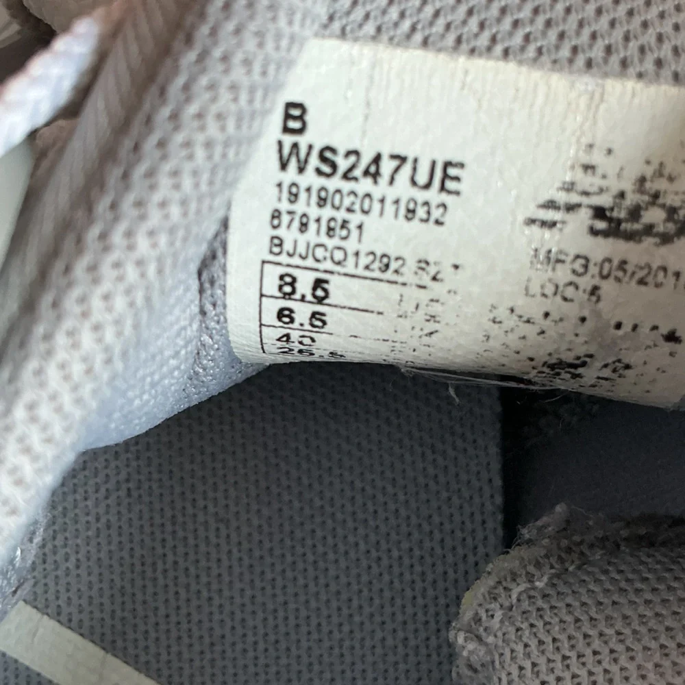 New Balance 247 Gray and White Women's Sneakers